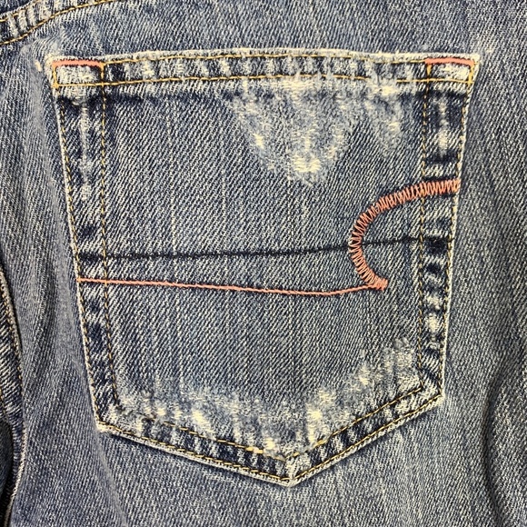 COPY - AMERICAN EAGLE FAVORITE FIT Distressed Jeans sz 10 - Picture 2 of 10